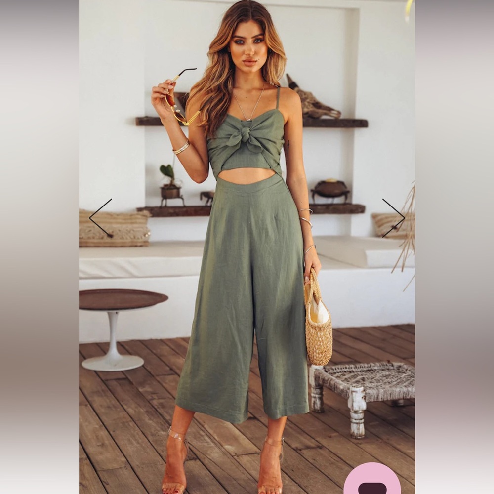 Midi Wide-Leg Jumpsuit